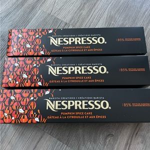 Nespresso Pumpkin Spice Cake pods